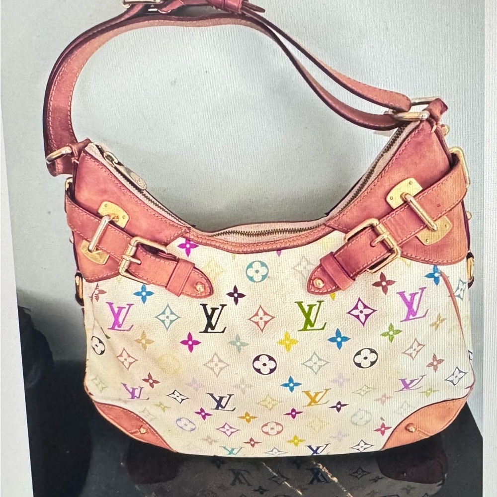 Louis Vuitton Greta Multi Color  Murakami Hobo bag  Pre Owned